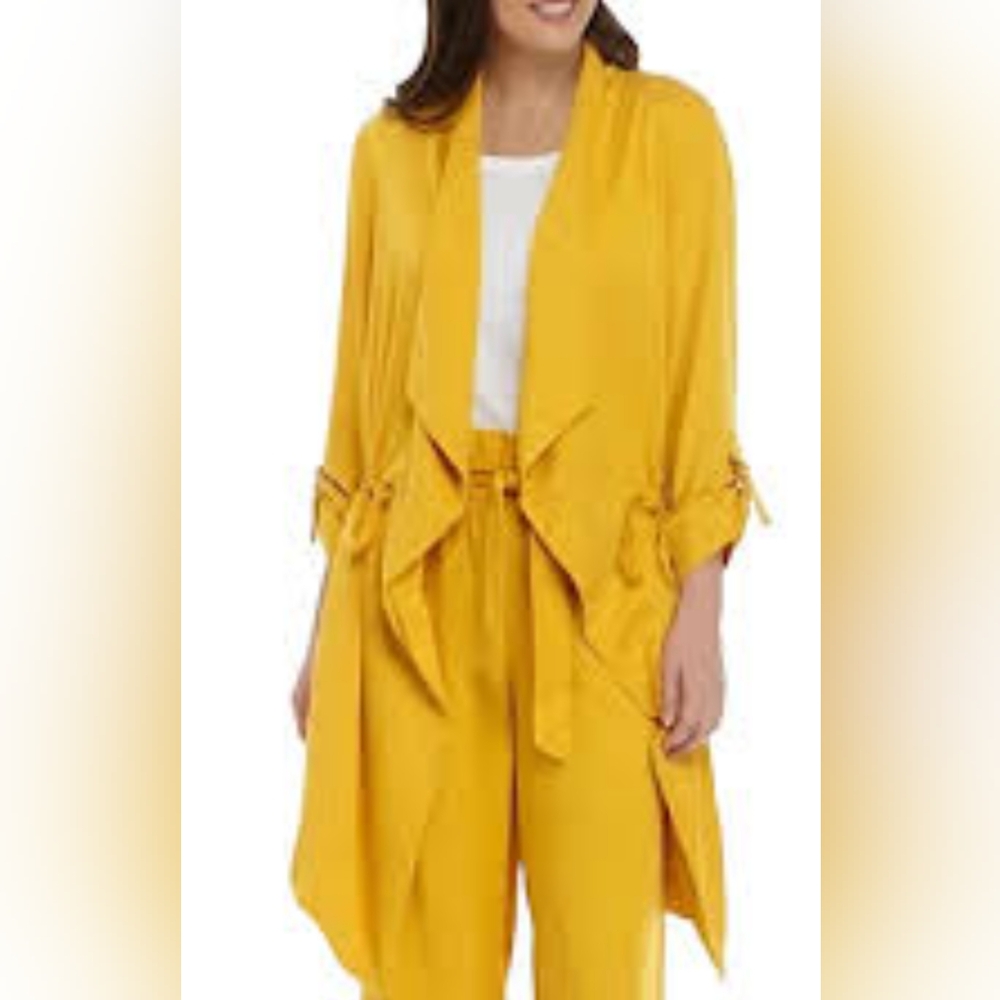 Jones New York Women's Mustard Jacket Size M